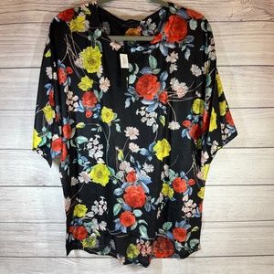 NALLY AND MILLIE MULTI FLORAL TOP (L19)